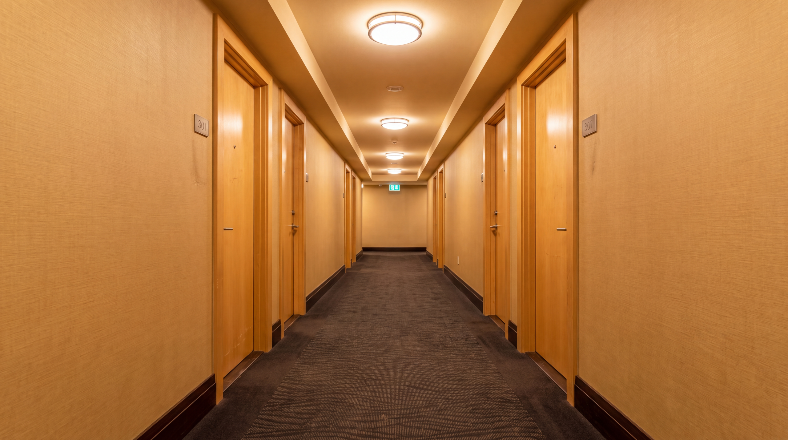 After condo corridor refurbishment Toronto